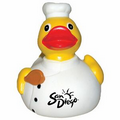 Chef Rubber Duck Toy